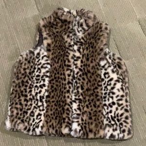 Kids Cheetah Print Vest
